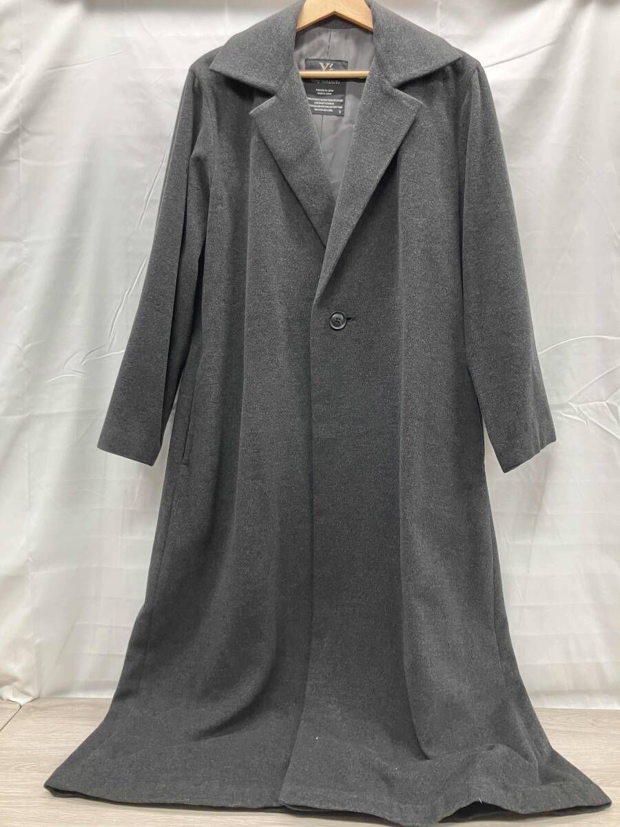 YOHJI YAMAMOTO ヨージヤマモト コート YR-C01-197 表記サイズ3 グレー
