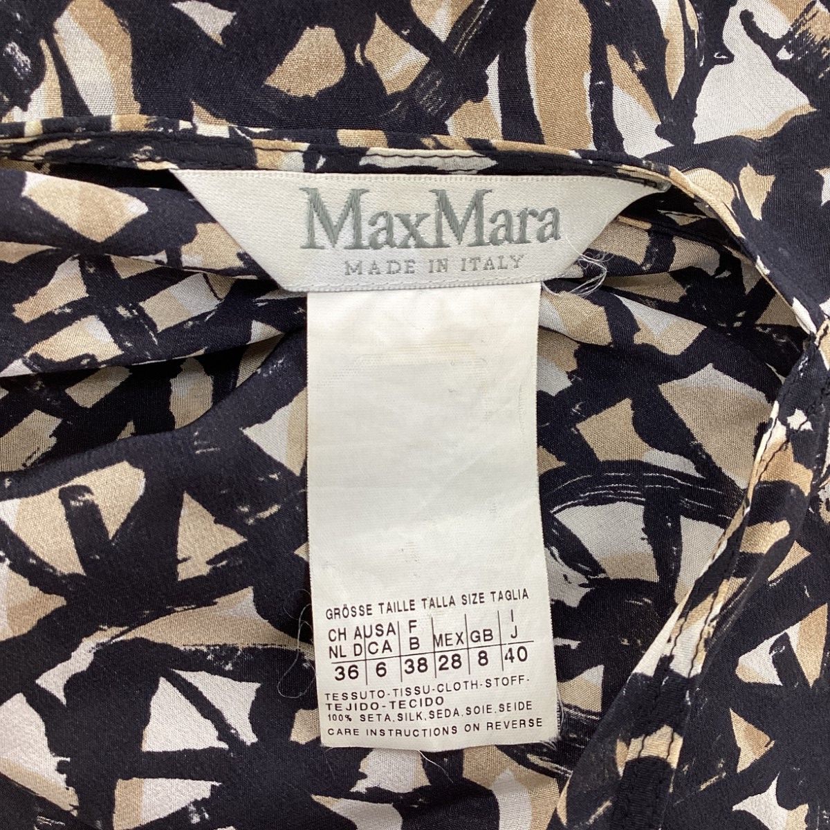MAX MARA マックスマーラー レディース ワンピース SIZE 40 シルク100 