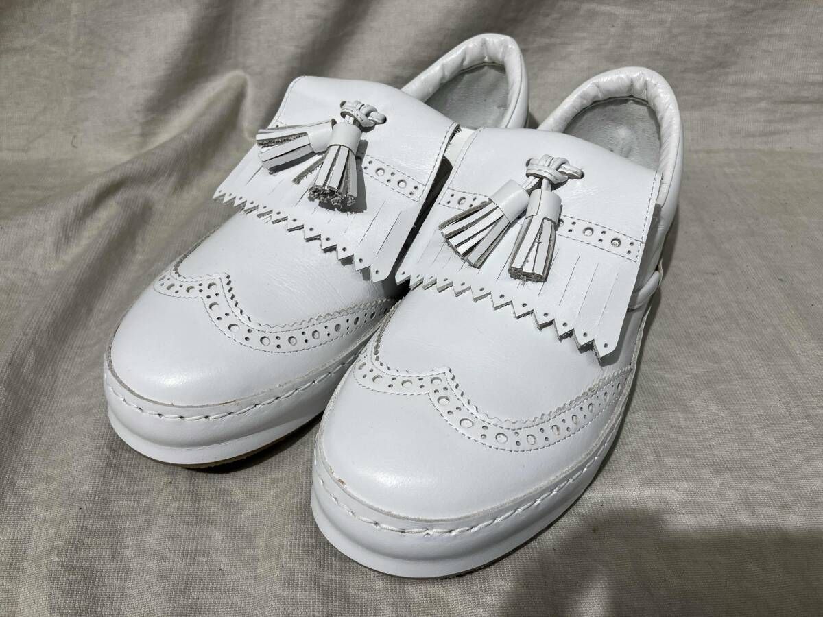 tao×COMME des GARCONS ステアスムーススニーカー ホワイト サイズ22cm タオ コムデギャルソン 箱有
