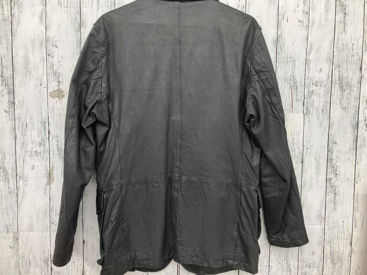 Paul Smith 革ジャン ブラック Paul Smith レザーテーラードジャケット