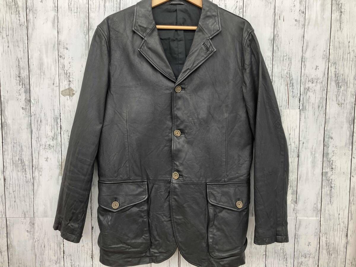 Paul Smith 革ジャン ブラック Paul Smith レザーテーラードジャケット
