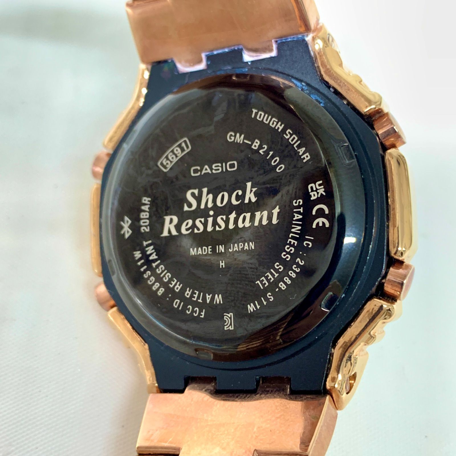 USED】CASIO G-SHOCK ジーショック フルメタル タフソーラー 腕時計