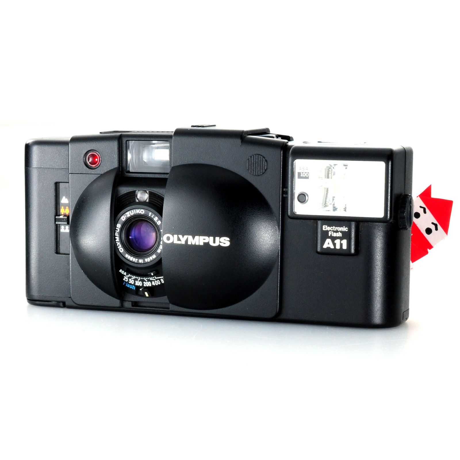 【オリンパス】Olympus XA2 + A11 フラッシュユニット ハーフサイズAFコンパクト #S453
