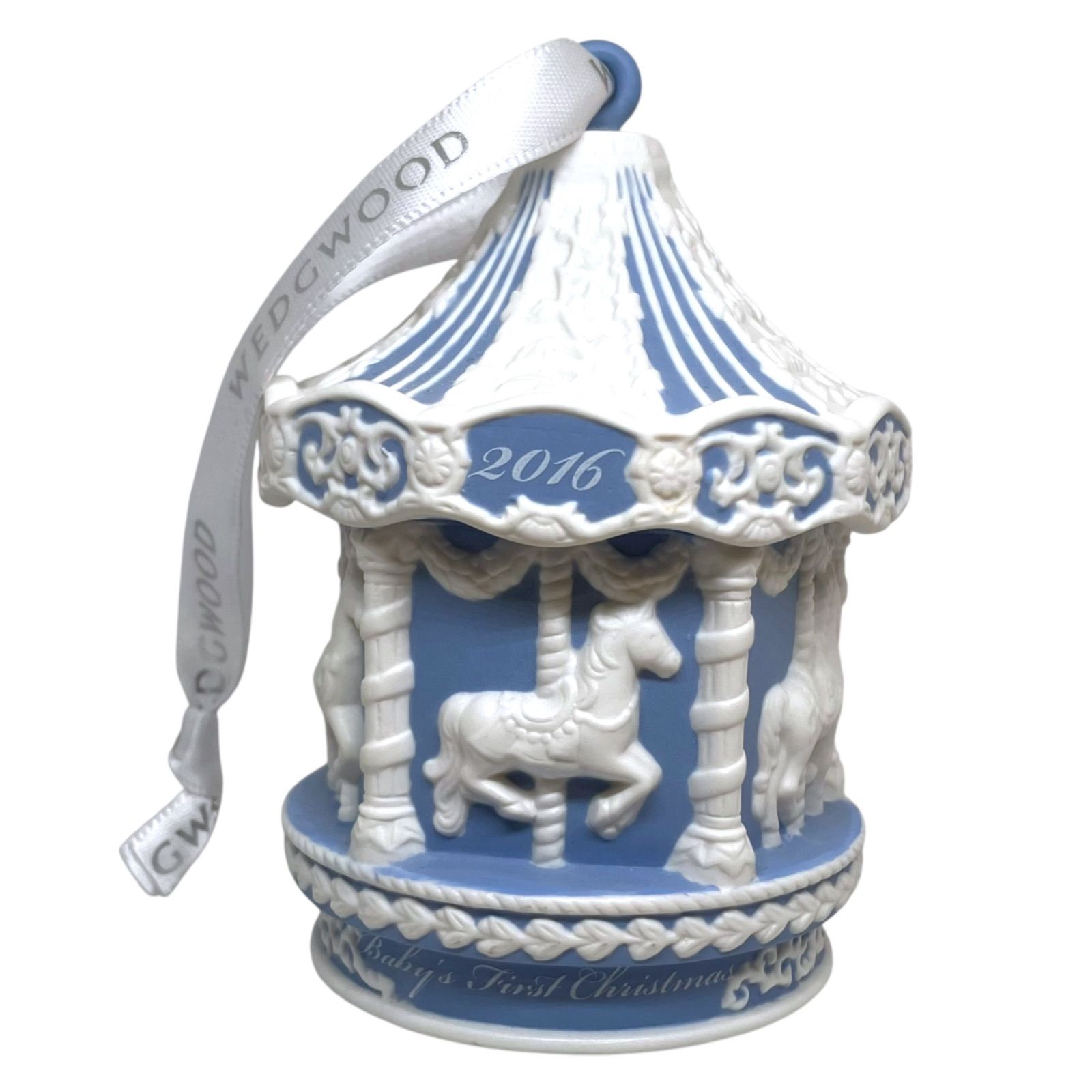 ウェッジウッド　ジャスパーウェア クリスマスオーナメント　カルーセル WEDGWOOD ウェッジウッド CHRISTMAS クリスマスオーナメント