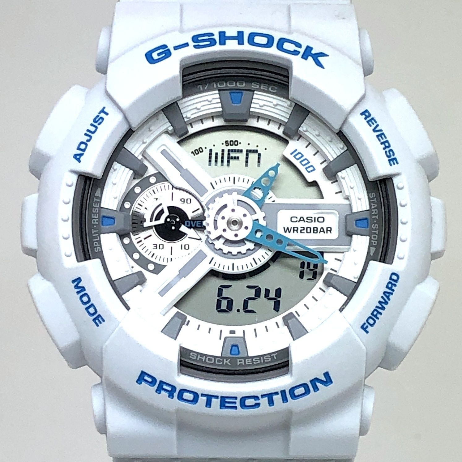 G-SHOCK ジーショック GA-110SN-7A ブリージーカラーズ ビッグケース アナデジ マット ホワイト ブルー 2012年4月発売