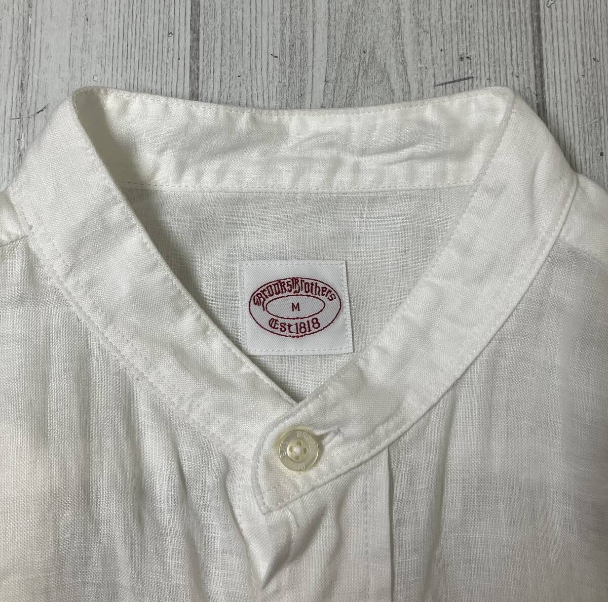 Brooks Brothers ブルックスブラザーズ 長袖シャツ リネンシャツ 麻