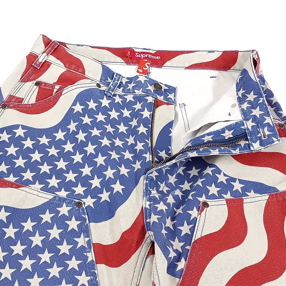 SUPREME シュプリーム 26SS Flag Double Knee Painter Pant フラッグ