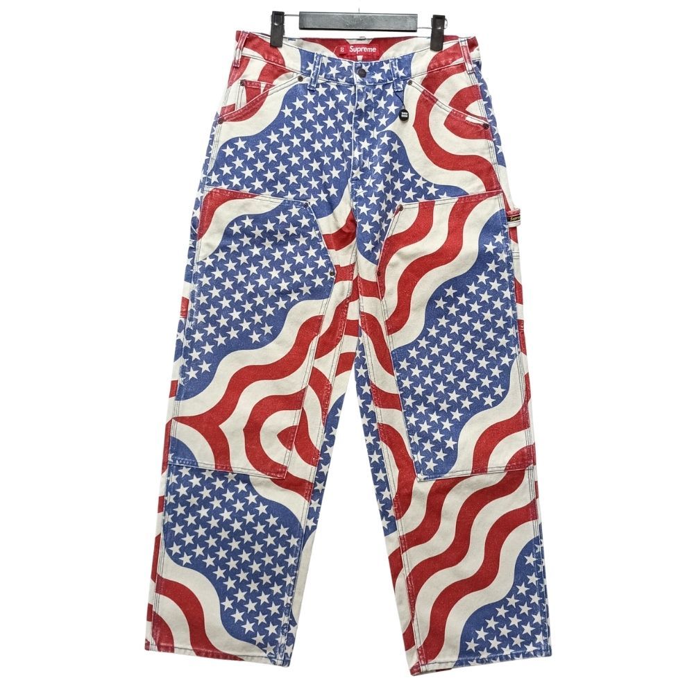 SUPREME シュプリーム 26SS Flag Double Knee Painter Pant フラッグ