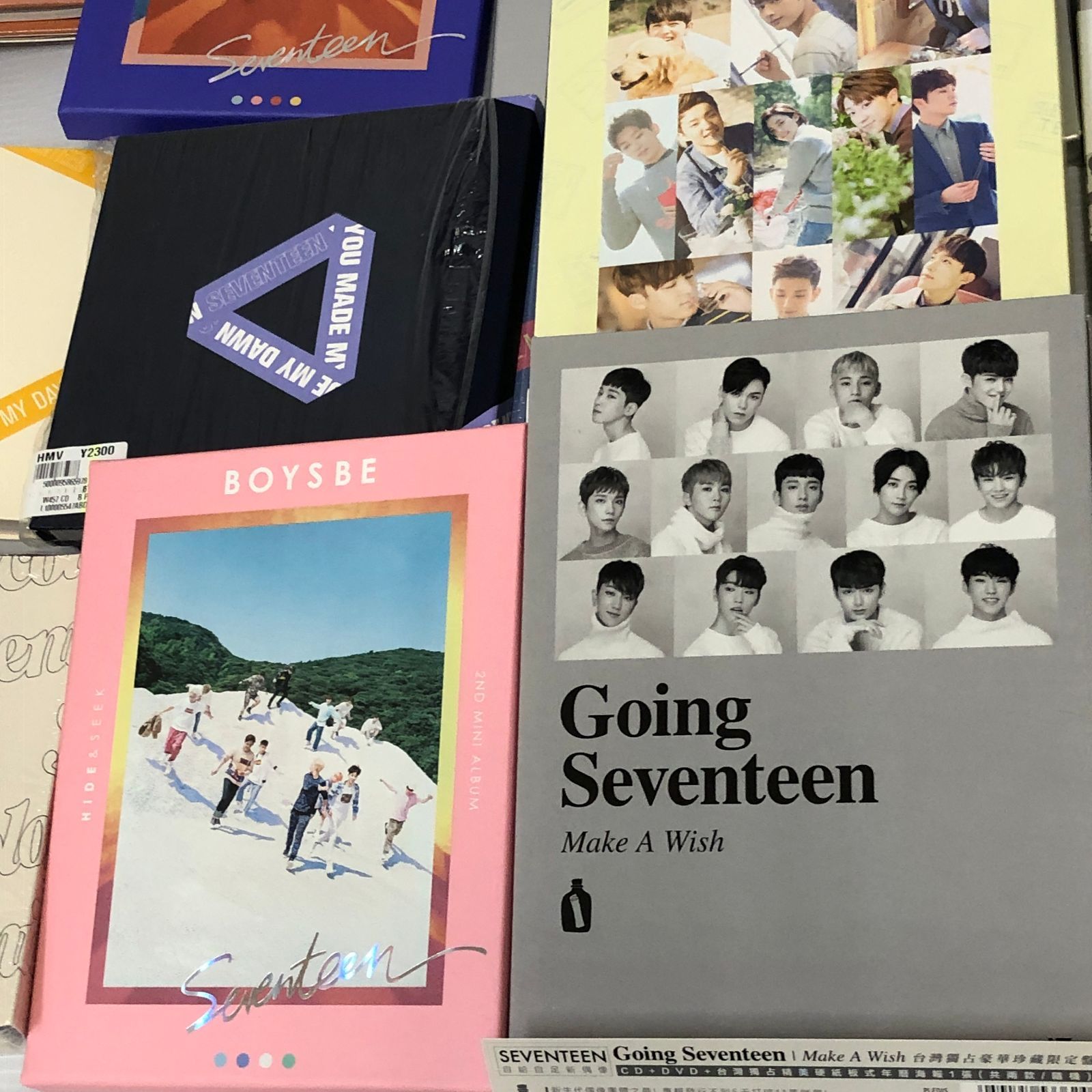 △100 SEVENTEEN セブチ CD 付属品 等 超大量 ※欠品物不明・動作や商品