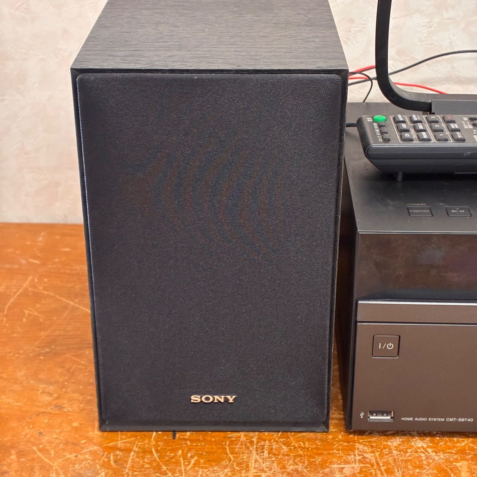 訳あり】SONY ミニコンポ CMT-SBT40 - メルカリ