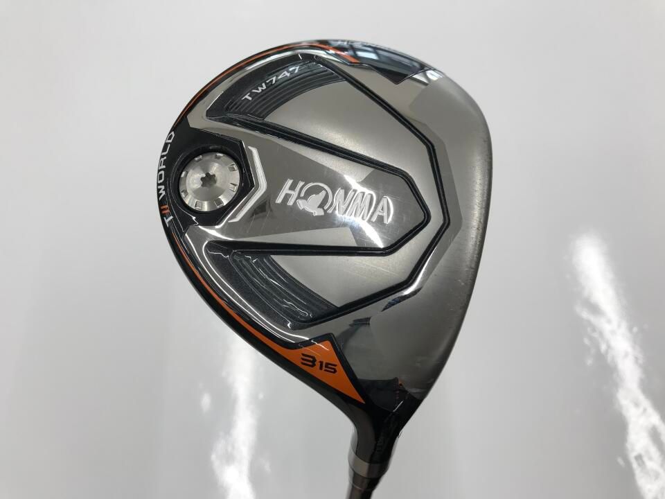 ホンマゴルフ　TOUR WORLD TW747　15度　VIZARD For TW747 50　Sフレックス　フェアウェイウッド　中古　ゴルフドゥ！新居浜店【最短即日発送】