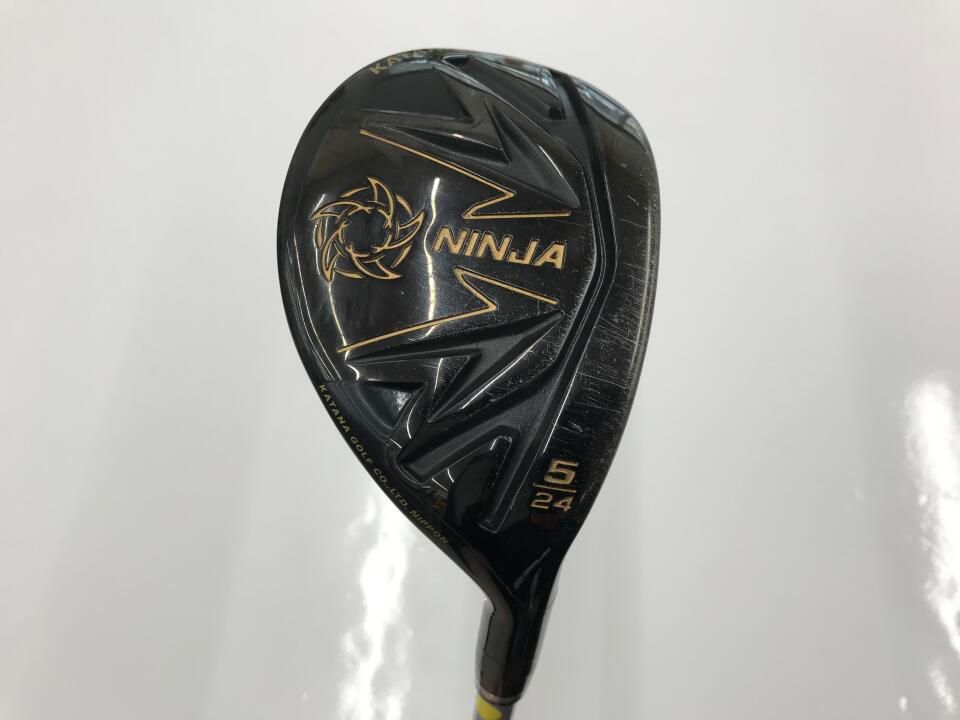 カタナゴルフ　NINJA　24度　VOLTiO NINJA　Rフレックス　ユーティリティ　中古　ゴルフドゥ！新居浜店【最短即日発送】