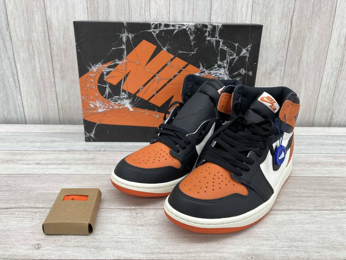 NIKE／ナイキ／スニーカー／Shattered Backboard／AIR JORDAN 1 RETRO HIGH OG／27.5cm／メンズ／オレンジ／DZ5485-008