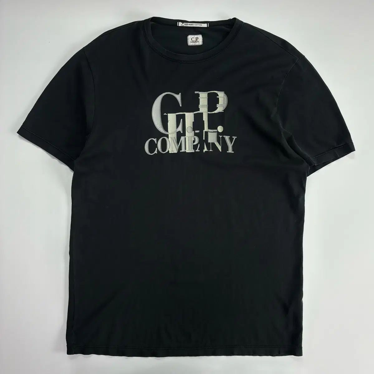C.P. Company シーピーハウス プリンティング ロゴ ブラック 半袖Tシャツ