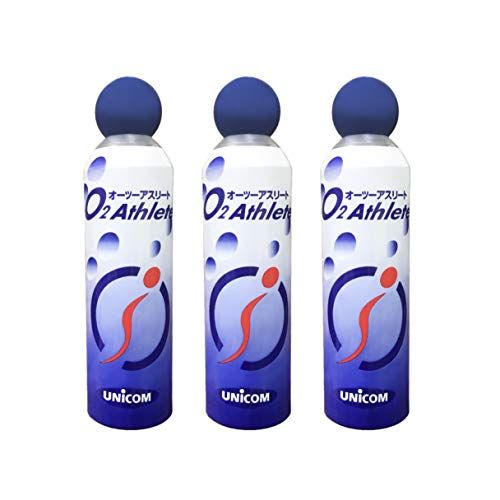 UNICOM 携帯酸素発生器 オーツーアスリート O2 Athlete 交換用酸素ボンベ 3本セットmt 0601c980