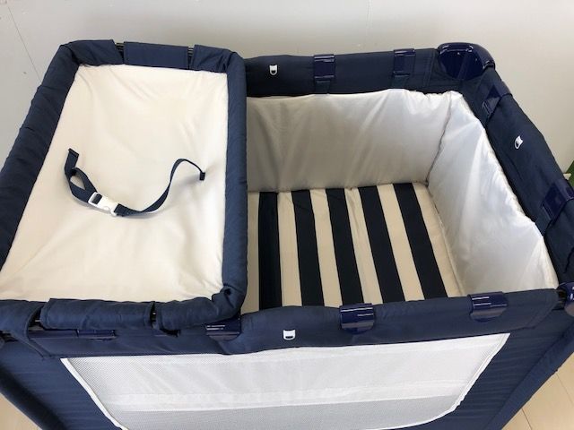 商談中　カトージベビーベッド　ホームクリーニング済み 美品 セール クリーニング済み メンテ済み 説明書付 ポータブルベビー