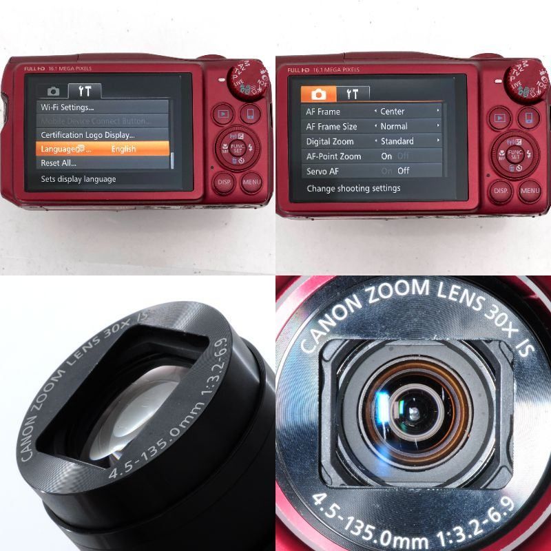 キヤノン】Canon PowerShot SX700 HS レッド コンパクトデジタルカメラ