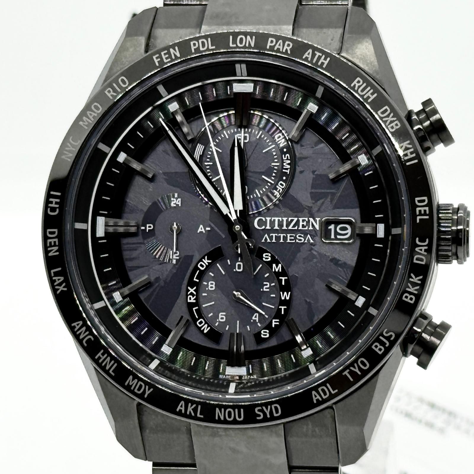 CITIZEN シチズン 腕時計 アテッサ エコドライブ クロノグラフ E610