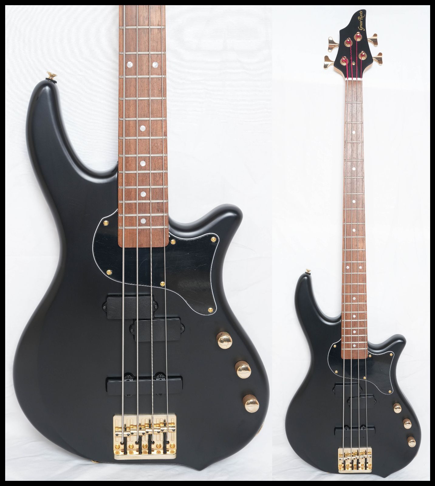 ★Grass Roots by ESP G-BB-DLX Black Stain Bottom Bump 美品 2024年製 グラスルーツ★