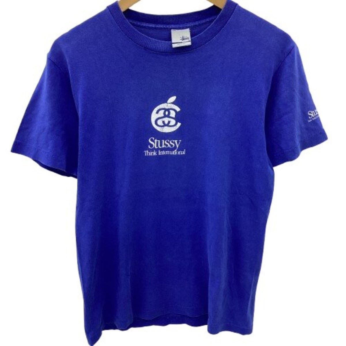 stussy ステューシー メンズ Tシャツ　SIZE S 90-00s USA製 ブルー