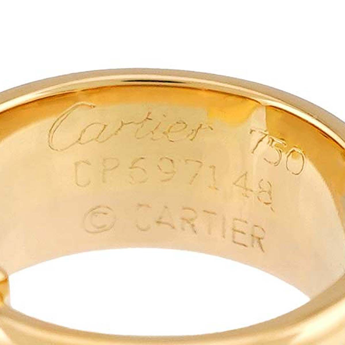 カルティエ Cartier C2 #48 リング K18 YG WG PG スリーカラー スリー