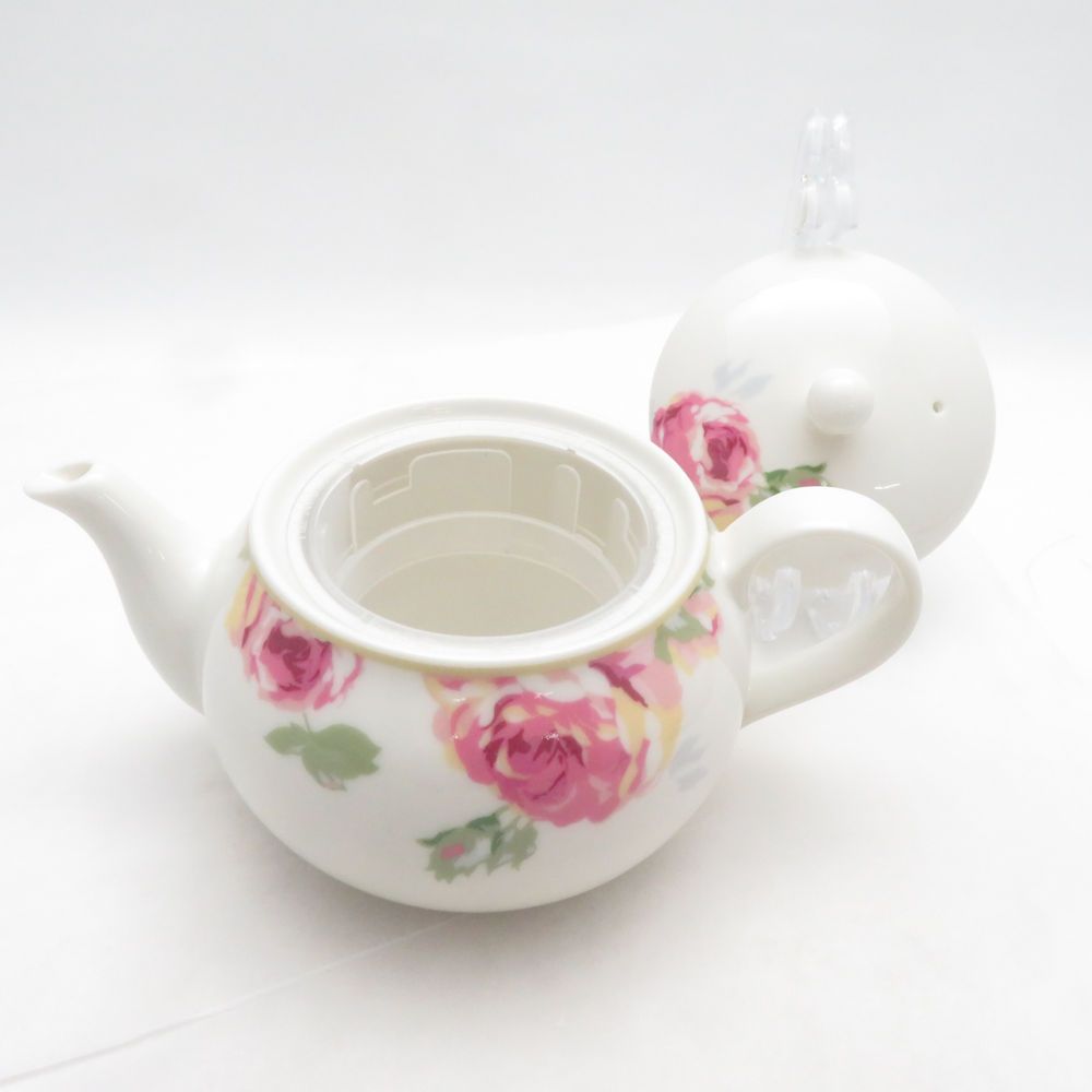 未使用 LAURA ASHLEY ローラアシュレイ クチュールローズ ティーポット