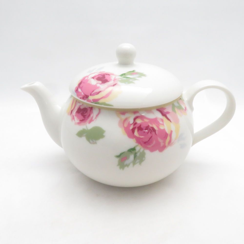 未使用 LAURA ASHLEY ローラアシュレイ クチュールローズ ティーポット