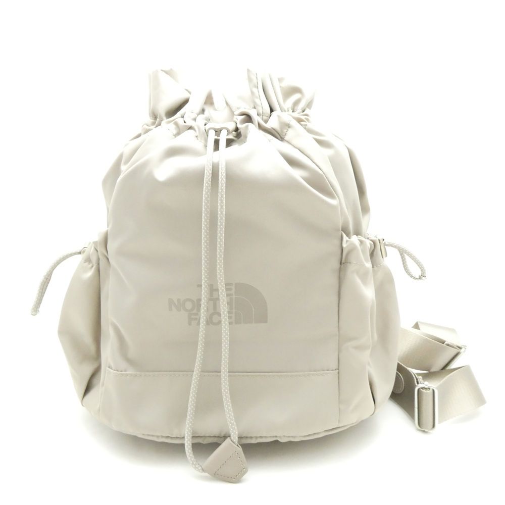 美品 THE NORTH FACE ノースフェイス ボニーパック NN2PS20M ハンドバッグ 3way ラテ リュック ショルダーバッグ ロゴ レディース AD2130