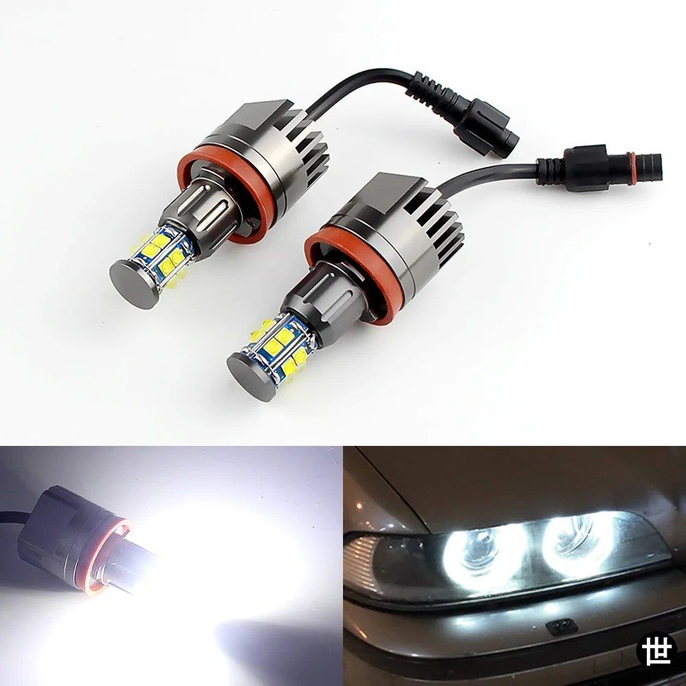 CANBUS H8 LED 120W エンジェルアイ マーカーライト ヘッドライトランプ 09-12 BMW 7シリーズ F01/F02 740I740LI750I750LI760