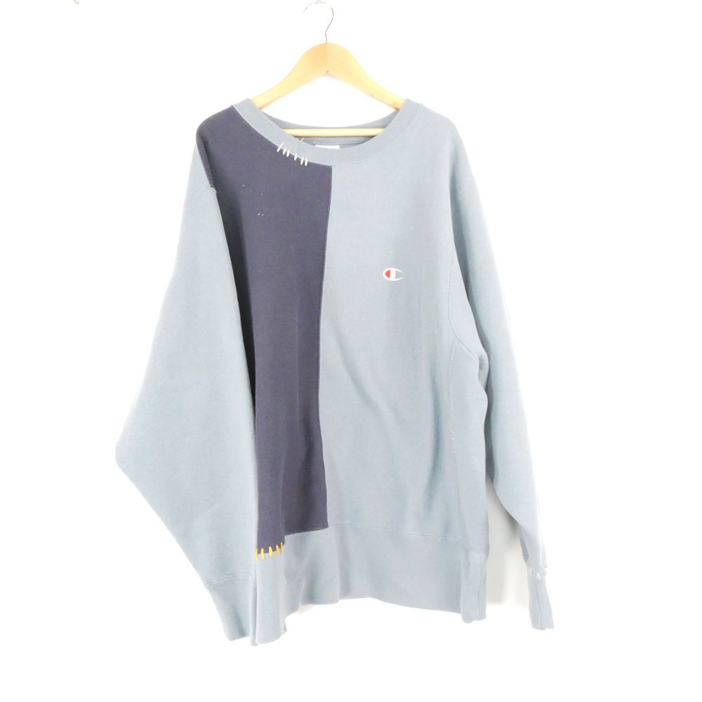 未使用 Champion チャンピオン JOURNAL STANDARD ハンド ステッチ クルー スウェット L コットン ポリエステル 長袖 25-070-610-0065 レディース AN3476A9