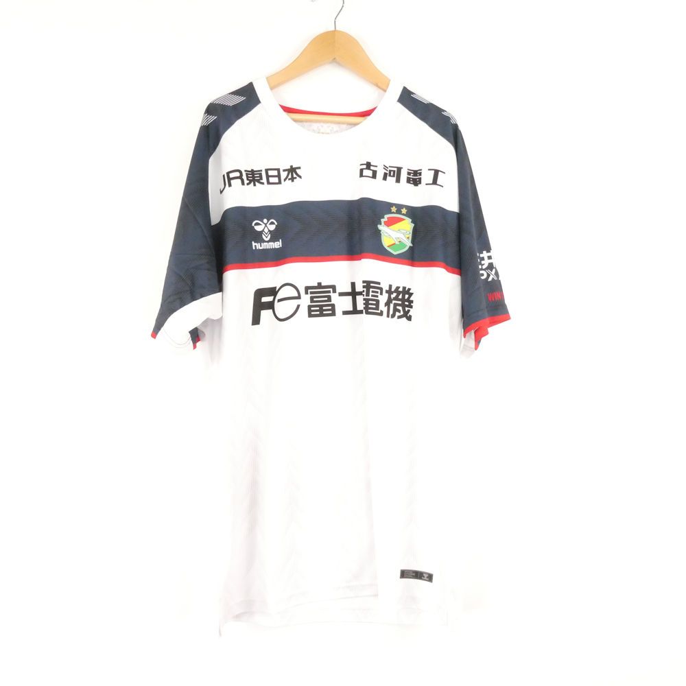 未使用 hummel ヒュンメル ジェフユナイテッド市原千葉 ユニフォーム XO2(4L～5L相当) ポリエステル 2024 2nd オーセンティック 半袖 HN325A54