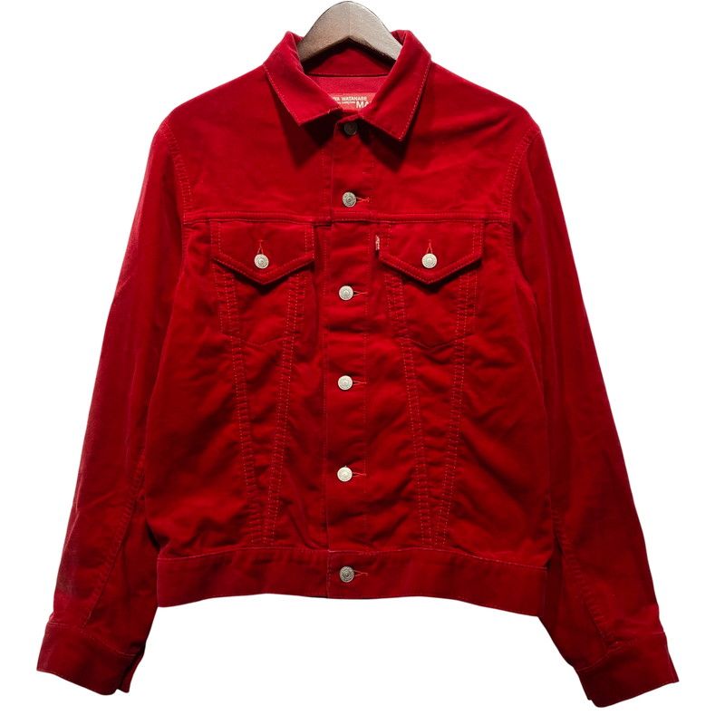 【中古品】 JUNYA WATANABEジュンヤ ワタナベCOMME DES GARCONS MANコム デ ギャルソンマン×10・CORSO・COMO ×LEVI'S SUEDE TRUCKER JACKET 【140-260626-ya-09-izu】