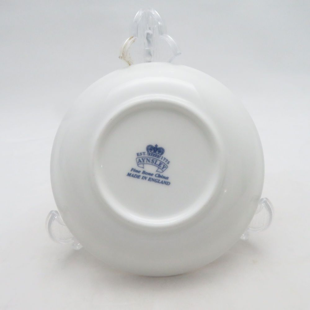 美品 Aynsley エインズレイ イングリッシュバイオレット 小皿 2枚 ペア