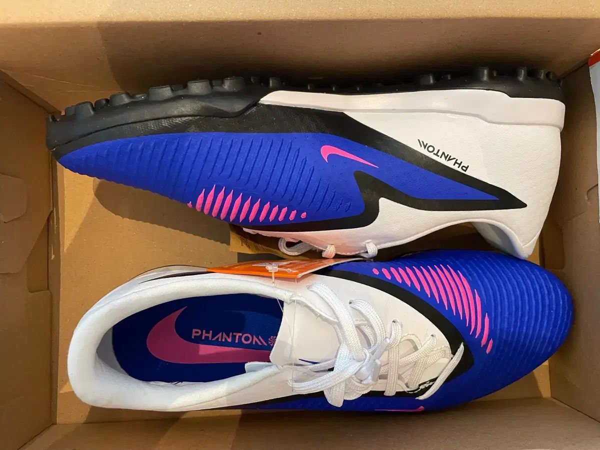 275 NIKE FANTOM 6 LOW アカデミー TF レーサー ブルー 白 出品