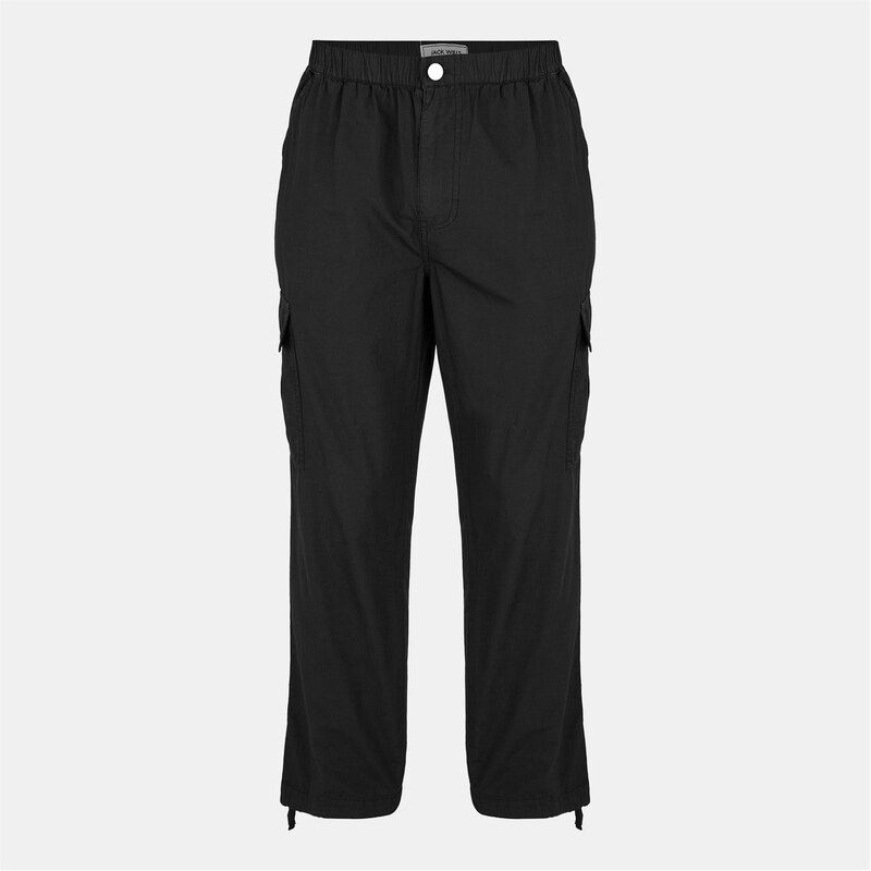ジャック ウィルス メンズ ボトムス カジュアルパンツ Jack Wills Cargo Trouser Black ブラック