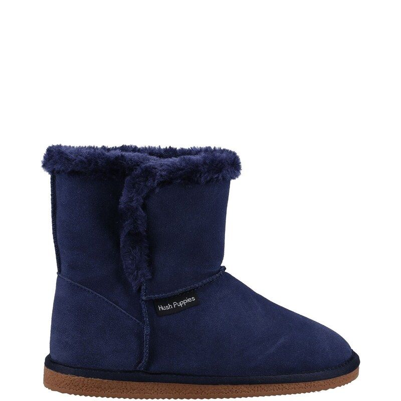 ハッシュパピー レディース シューズ サンダル ブーツ Hush Puppies Ashleigh Slipper Bootie Navy ネイビー