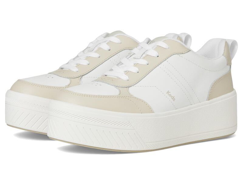 ケッズ レディース シューズ スニーカー レース Kedskyler II LaceUp WhiteBeige Lea ホワイト