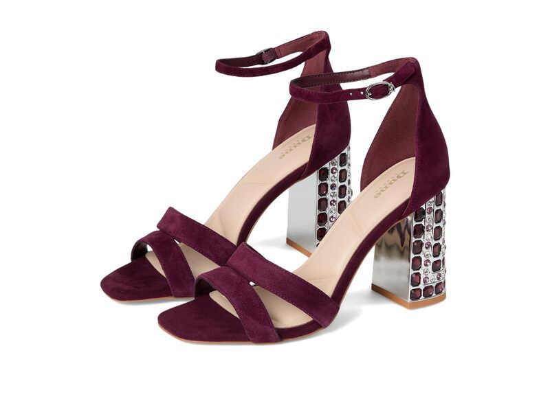 デューンロンドン レディース シューズ ヒール Dune London Majestical Burgundy Suede バーガンディ 15,466円