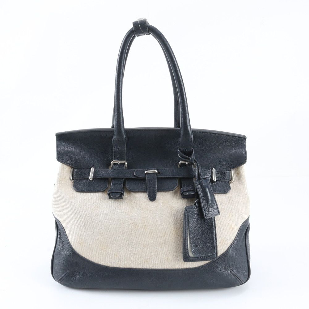 PELLE MORBIDA ペッレモルビダ メイデンボヤージュ レザー キャンバス トート バッグ ブランド A4 メンズ レディース WWM EG37-3【中古】