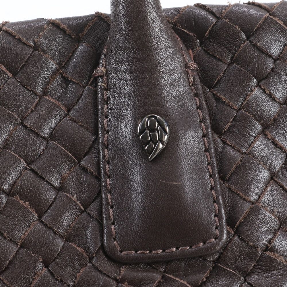 美品 HELEN KAMINSKI ヘレンカミンスキー 編み込み レザー トート