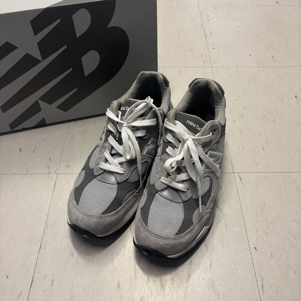 New Balance ニューバランス 992 スニーカー U992GY グレー size:27【中目黒B06】