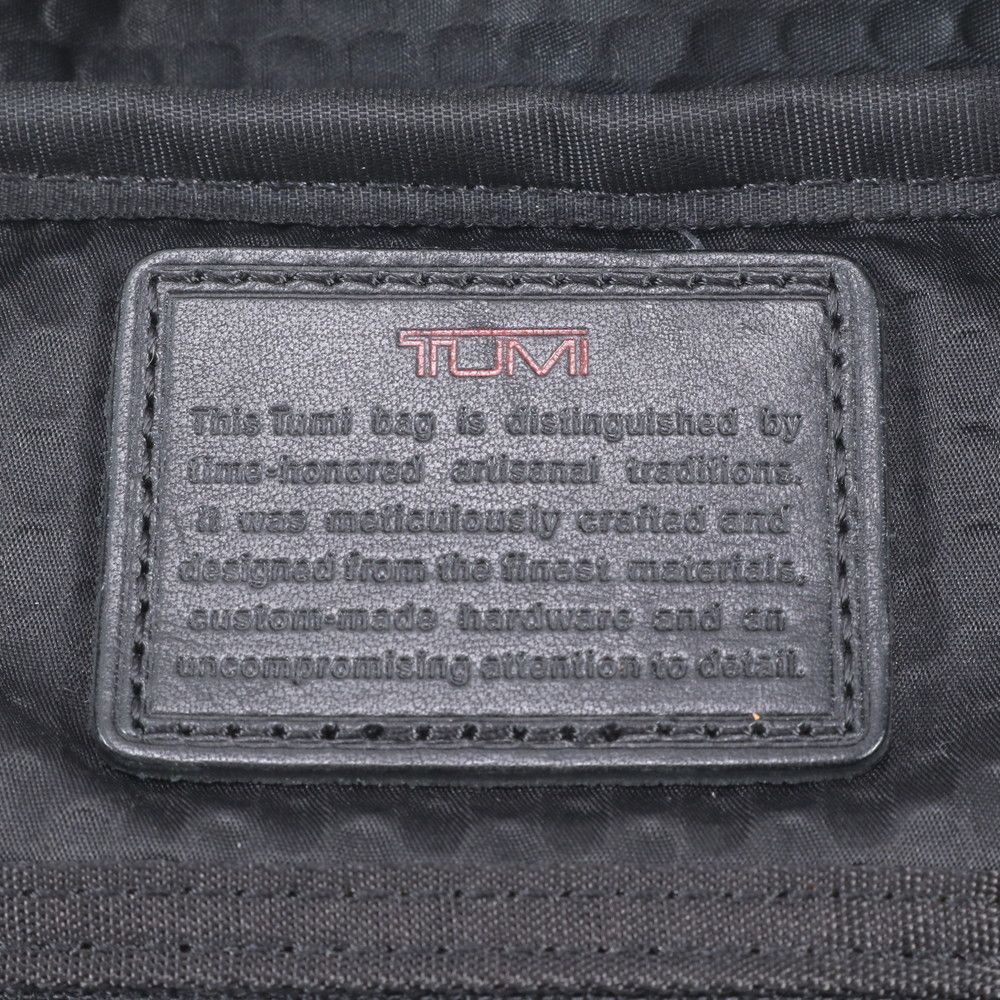 美品 TUMI トゥミ トレーサータグ付 22380DH レザー ナイロン リュック