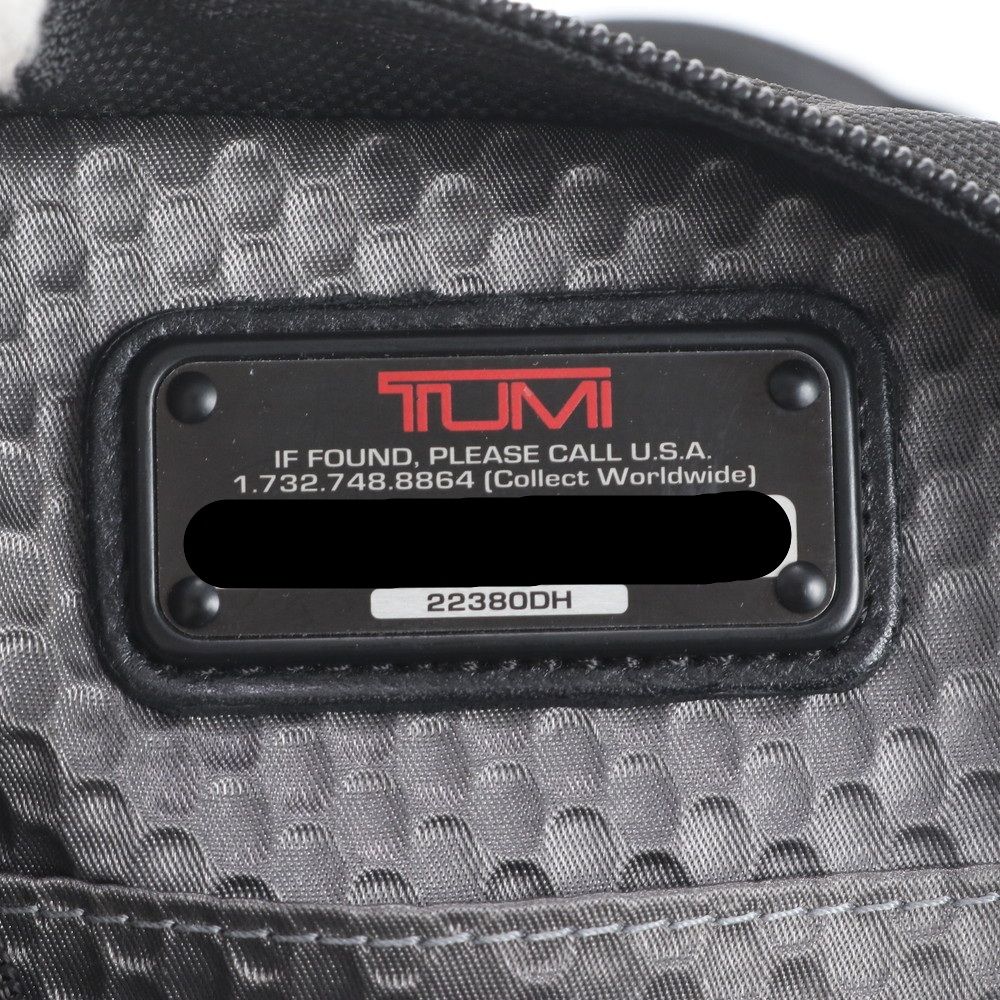 美品 TUMI トゥミ トレーサータグ付 22380DH レザー ナイロン リュック