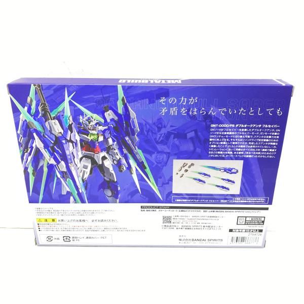 中古】【未開】METAL BUILD ダブルオークアンタ フルセイバー用