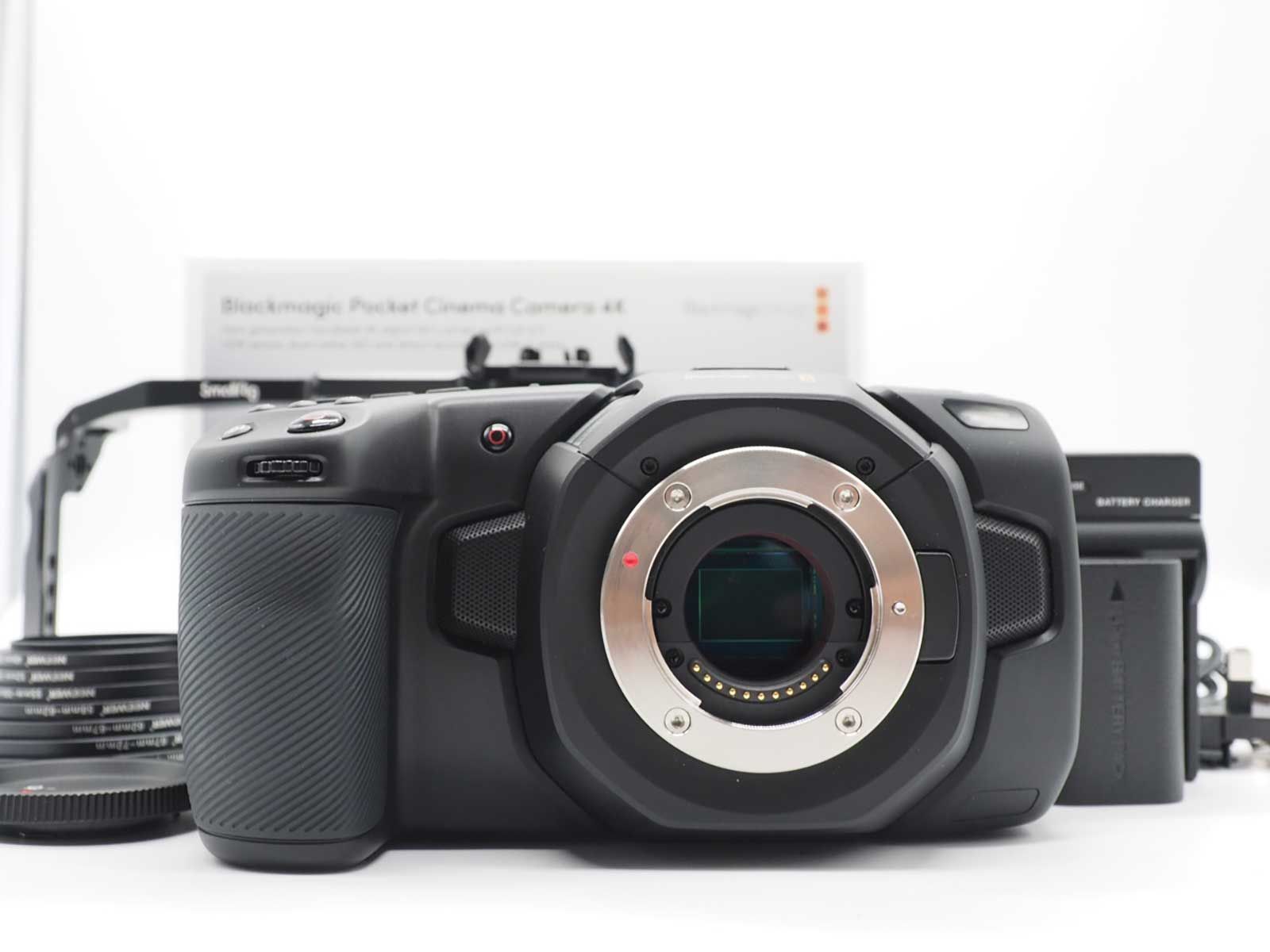 ブラックマジックデザイン Blackmagic Design Pocket Cinema Camera 4K MFT 元箱 [美品] #Z6424A