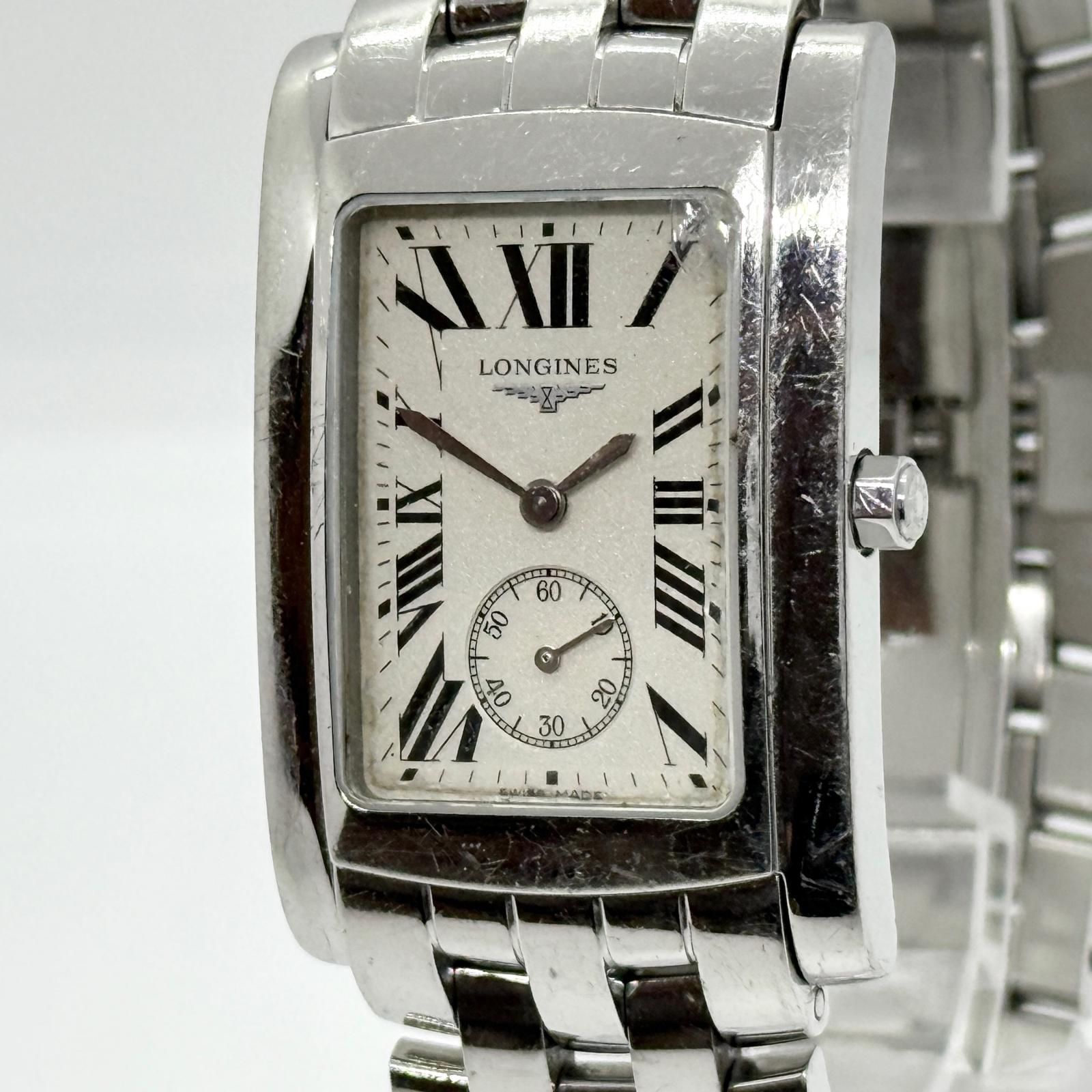 LONGINES ロンジン ドルチェヴィータ L5.655.4 ホワイト QZ レディース 腕時計 訳あり