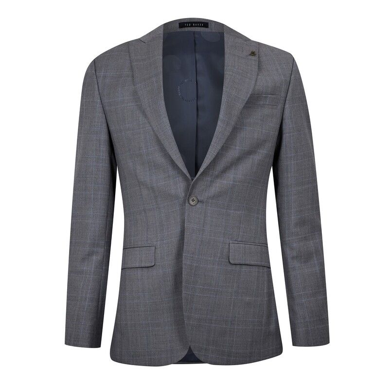 テッドベーカー メンズ アウター ジャケット・ブルゾン Ted Baker TB T Indus Check Jkt Sn43 Grey Check グレー
