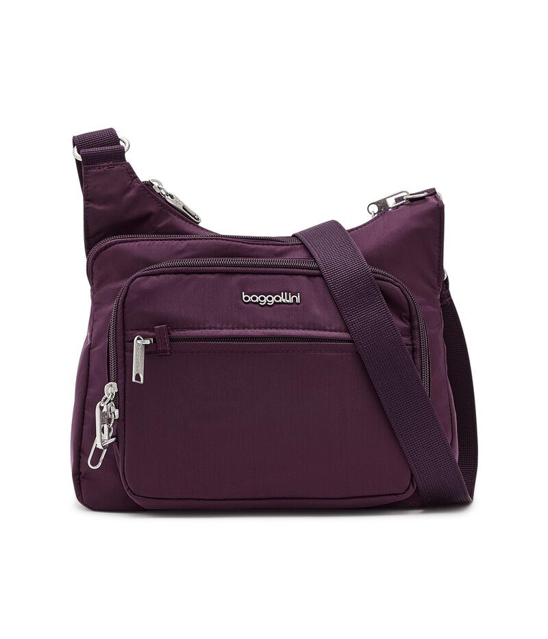 バッガリーニ レディース バッグ Baggallini Securtex Antitheft Crossover Crossbody Mulberry