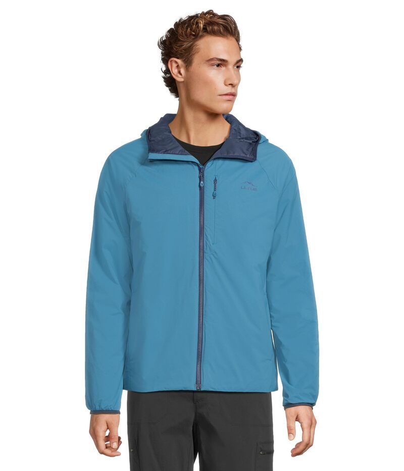 エルエルビーン メンズ アウター コート パーカー LLBean Primaloft Packaway Air Hoodie Lapis Teal ティール