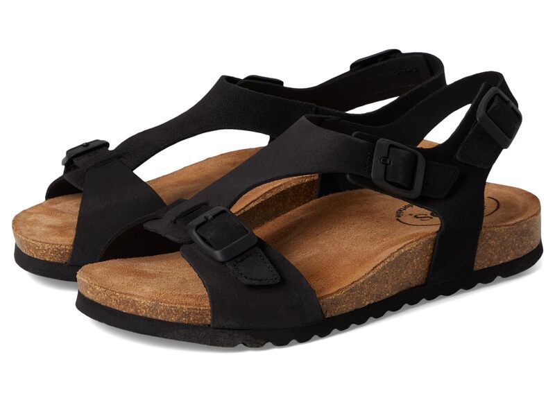 タオスフットウェア レディース シューズ サンダル Taos Footwear MVP Black Suede ブラック